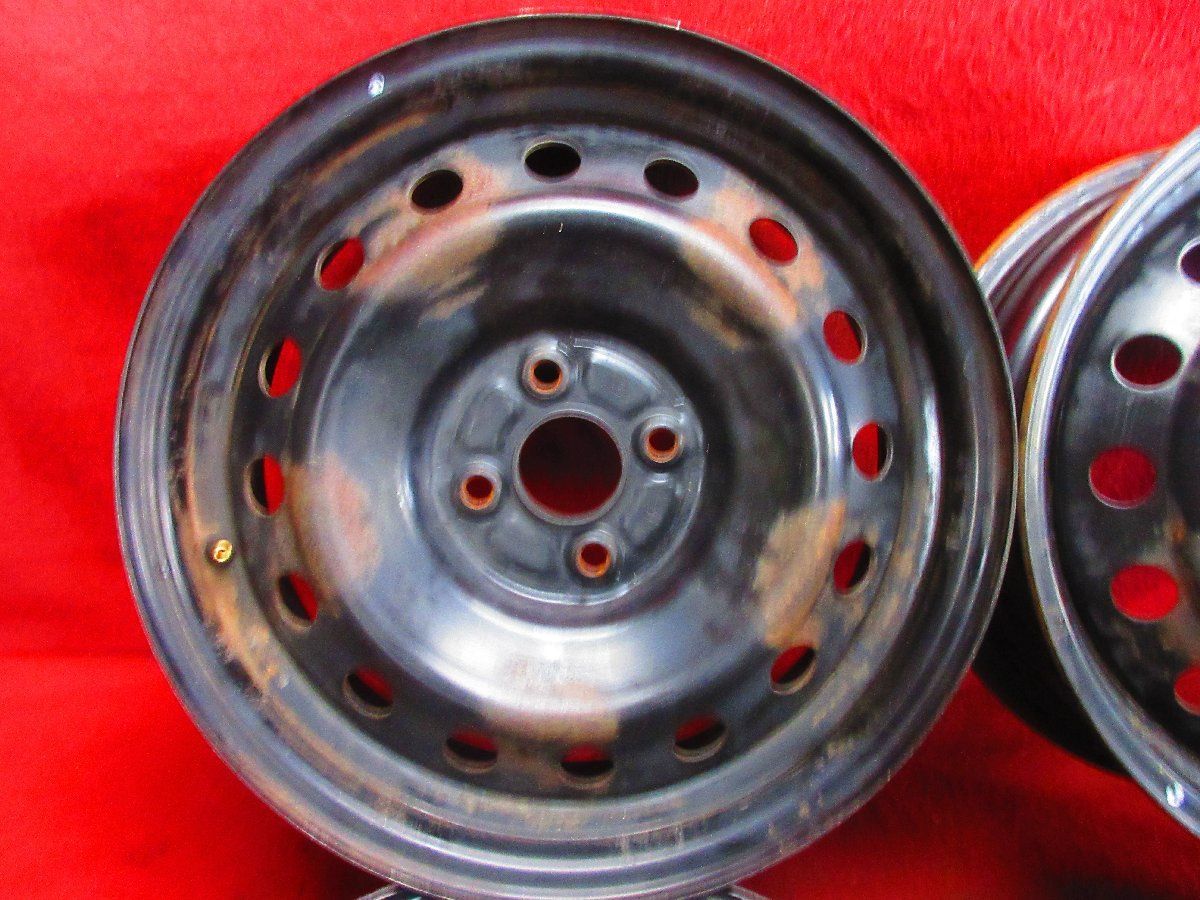 スチール ホイール 4本 トヨタ 100系 ラクティス 16 5 J 4穴 100 39 ハブ径 54 52430 H Q 4