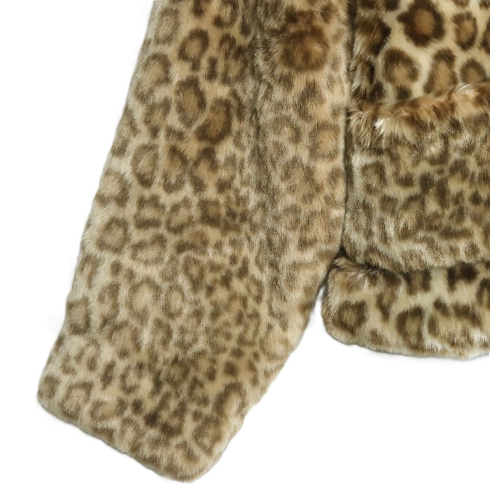 美品】ピンクハウス☆パンサー柄♪フェイクファーコート ショート丈