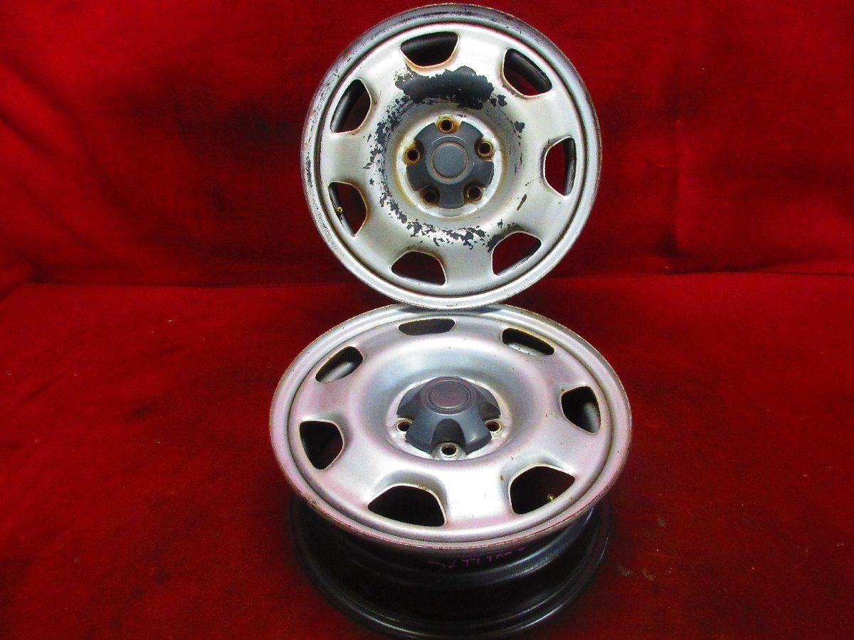 スチール ホイール 2本 16 6 J 5穴 PCD 114 3 45 ハブ径 60 US カスタム ドレスアップ 52494 H