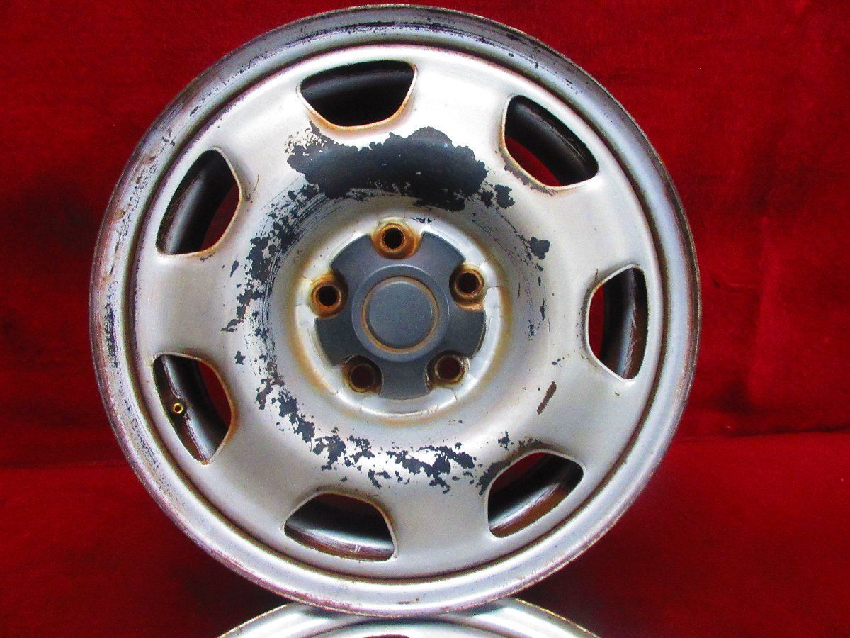 スチール ホイール 2本 16 6 J 5穴 PCD 114 3 45 ハブ径 60 US カスタム ドレスアップ 52494 H