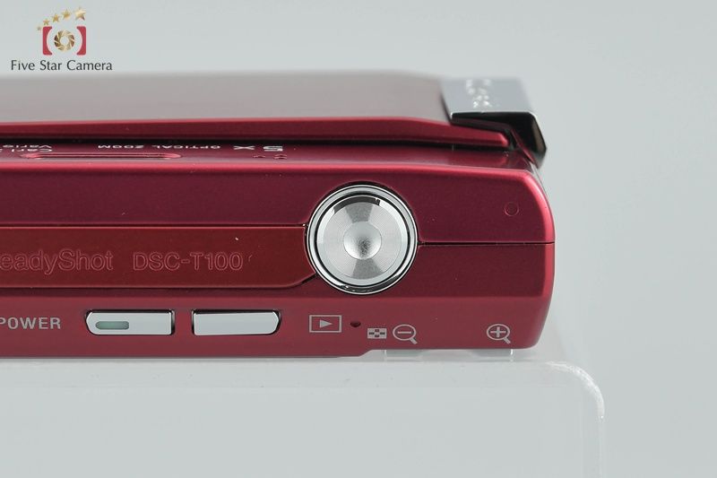 カメラ SONY ソニー 【】SONY ソニー Cyber-shot DSC-T100 レッド