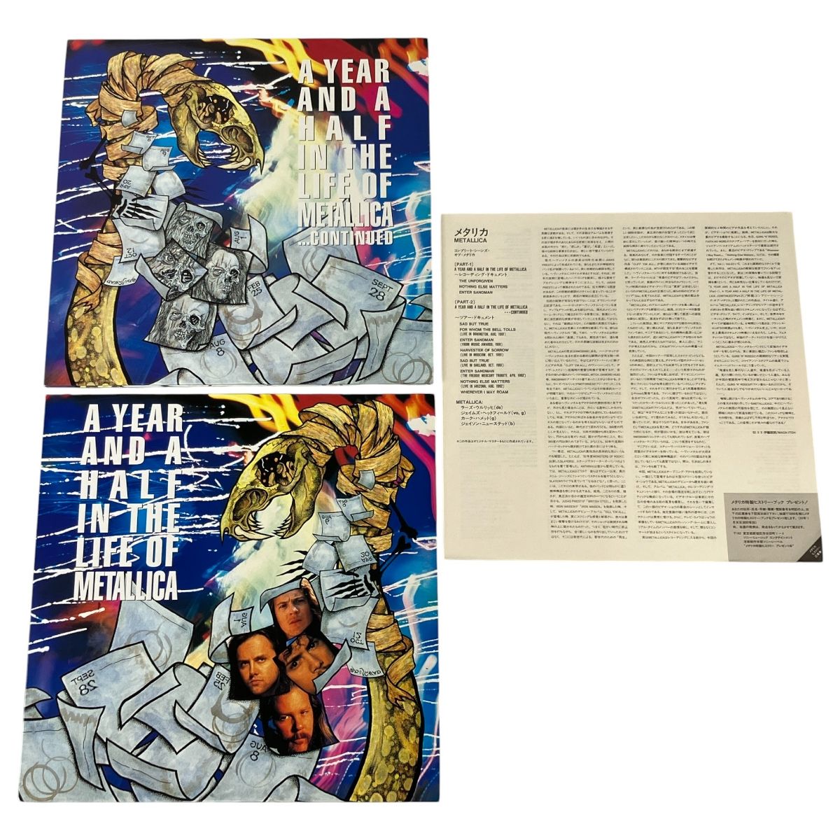 Metallica メタリカ A Year And A Half In The Life Of Metallica