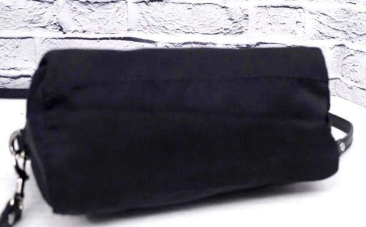 美品◇ PRADA プラダ ナイロンxレザー クロスボディ ショルダーバッグ