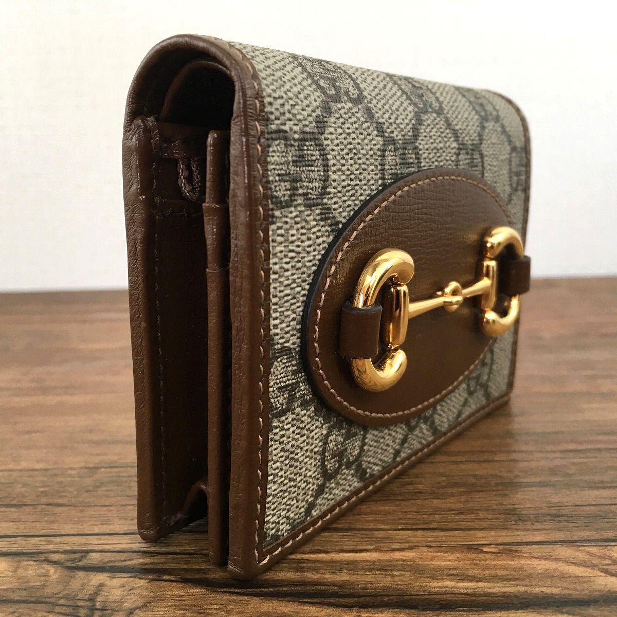 送料込み！ 未使用品 GUCCI コンパクトウォレット ダイアナ 178 【公式 