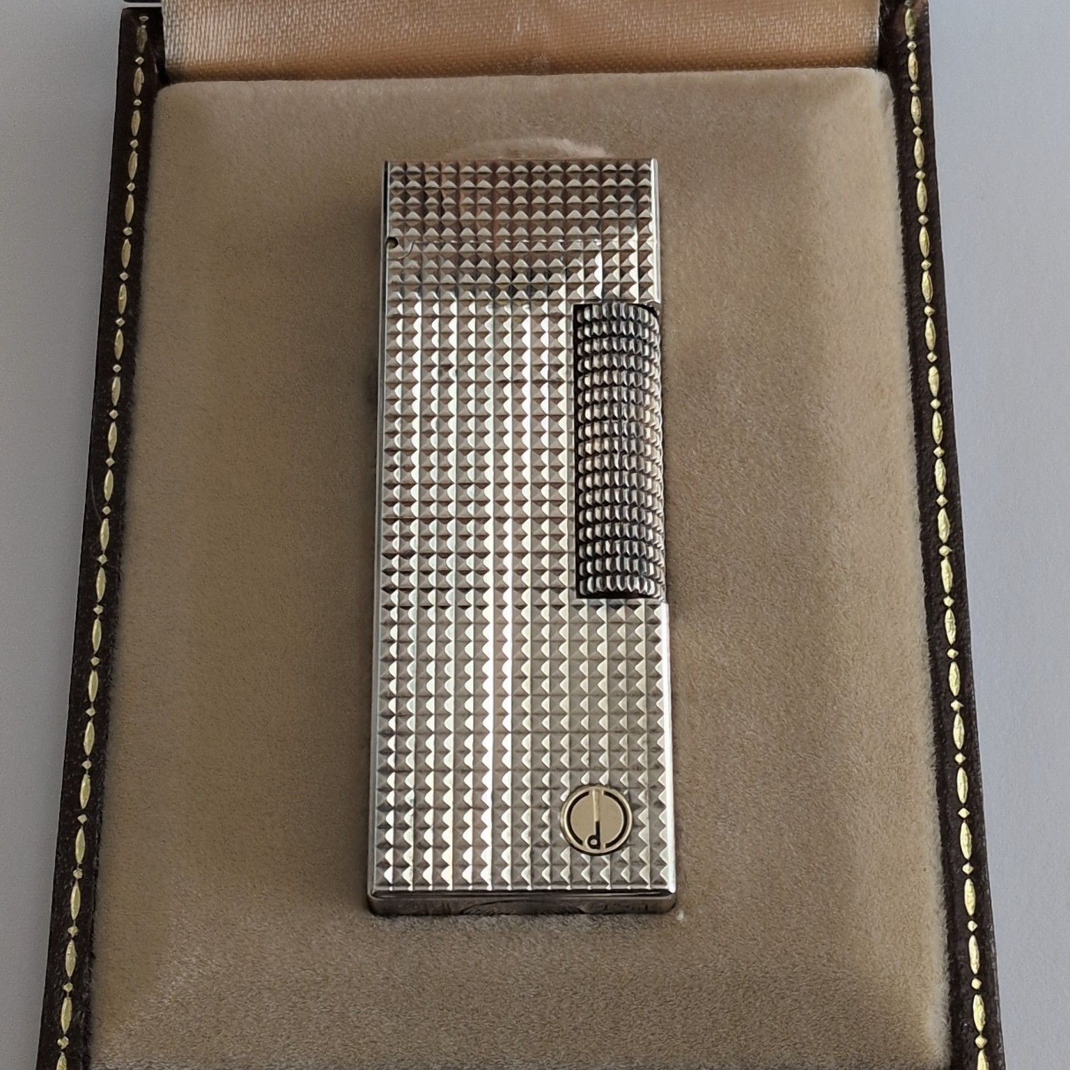 着火未確認】dunhill ガスライター ローラー シルバー 箱付き ダンヒル 