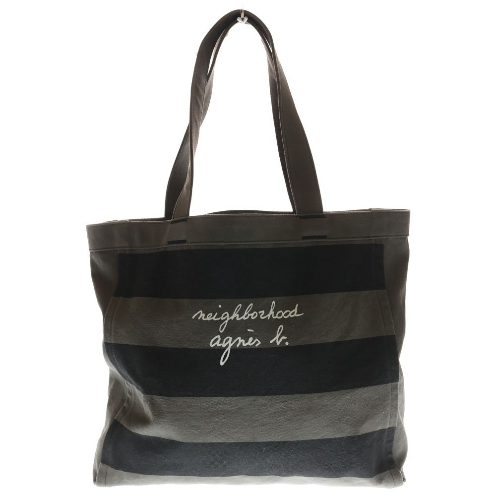 NEIGHBORHOOD agnes b アニエスb ボーダー NEIGHBORHOOD (ネイバーフッド) x agnes b. Border Tote Bag