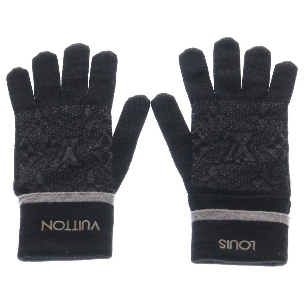 LOUIS VUITTON ルイ ヴィトン　ゴンマイ　モノグラム　グローブ　手袋 LOUIS VUITTON (ルイヴィトン) ゴン マイ モノグラムエクリプス