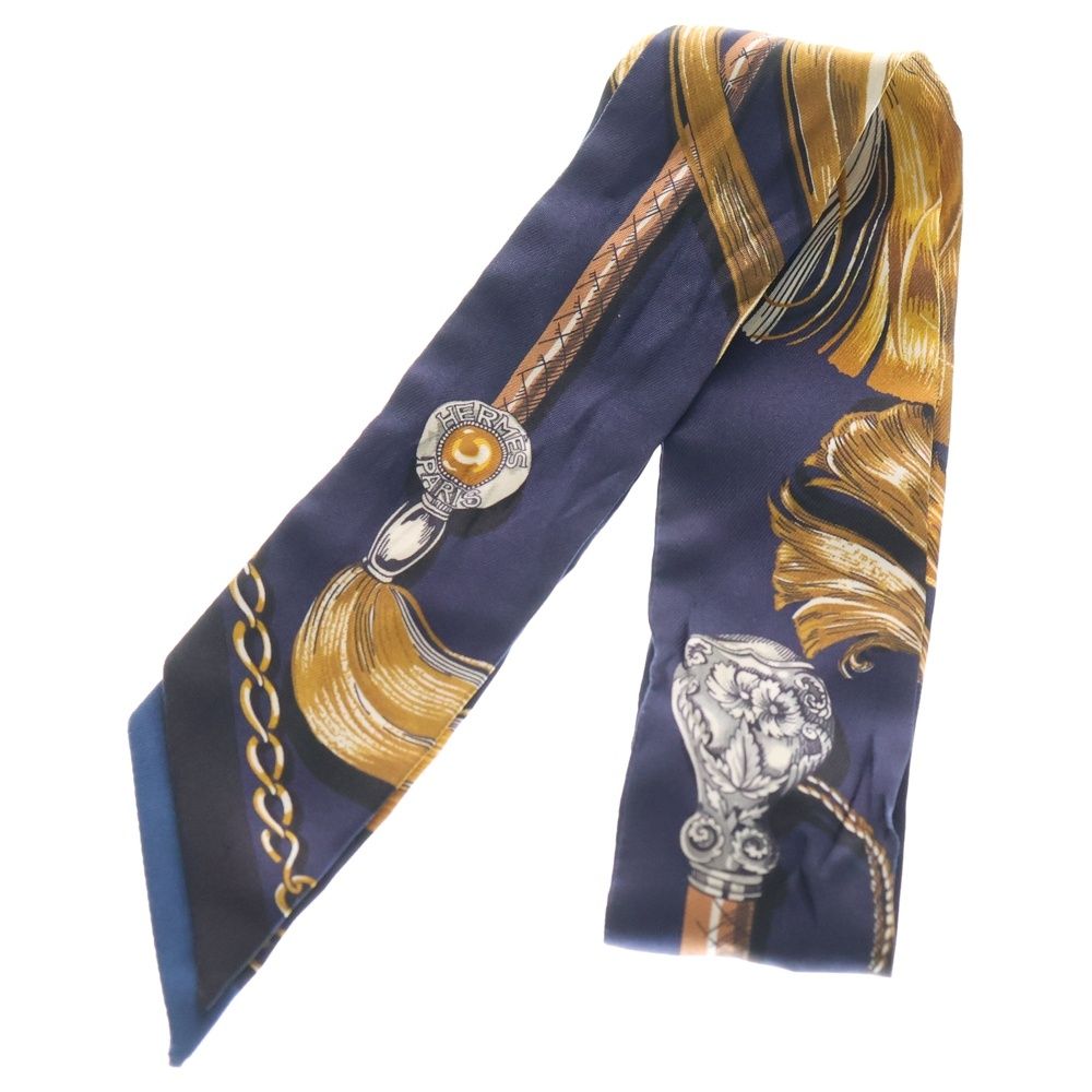 HERMES (エルメス) CAVALCADES 騎馬行進 ツイリー シルクスカーフ