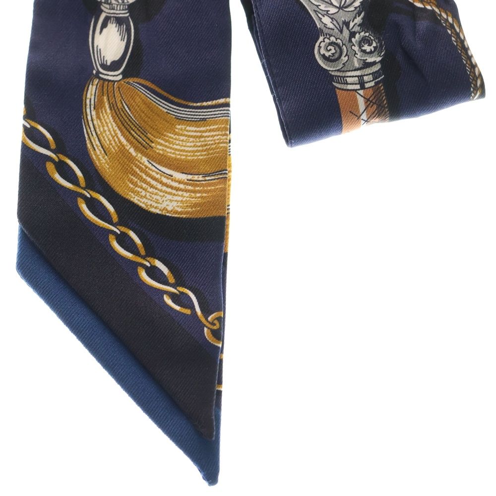 HERMES (エルメス) CAVALCADES 騎馬行進 ツイリー シルクスカーフ