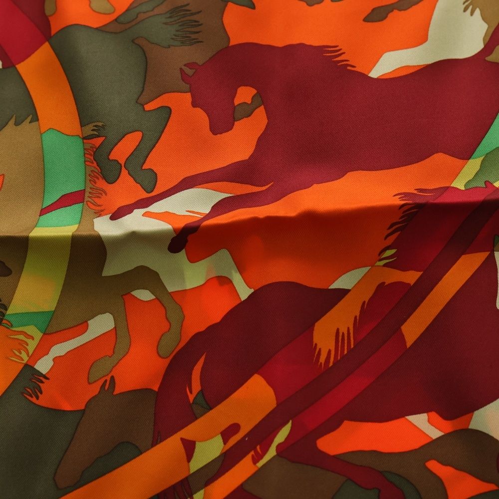 HERMES (エルメス) カレ90 EX LIBRIS EN CAMOUFLAGE エクスリブリスの