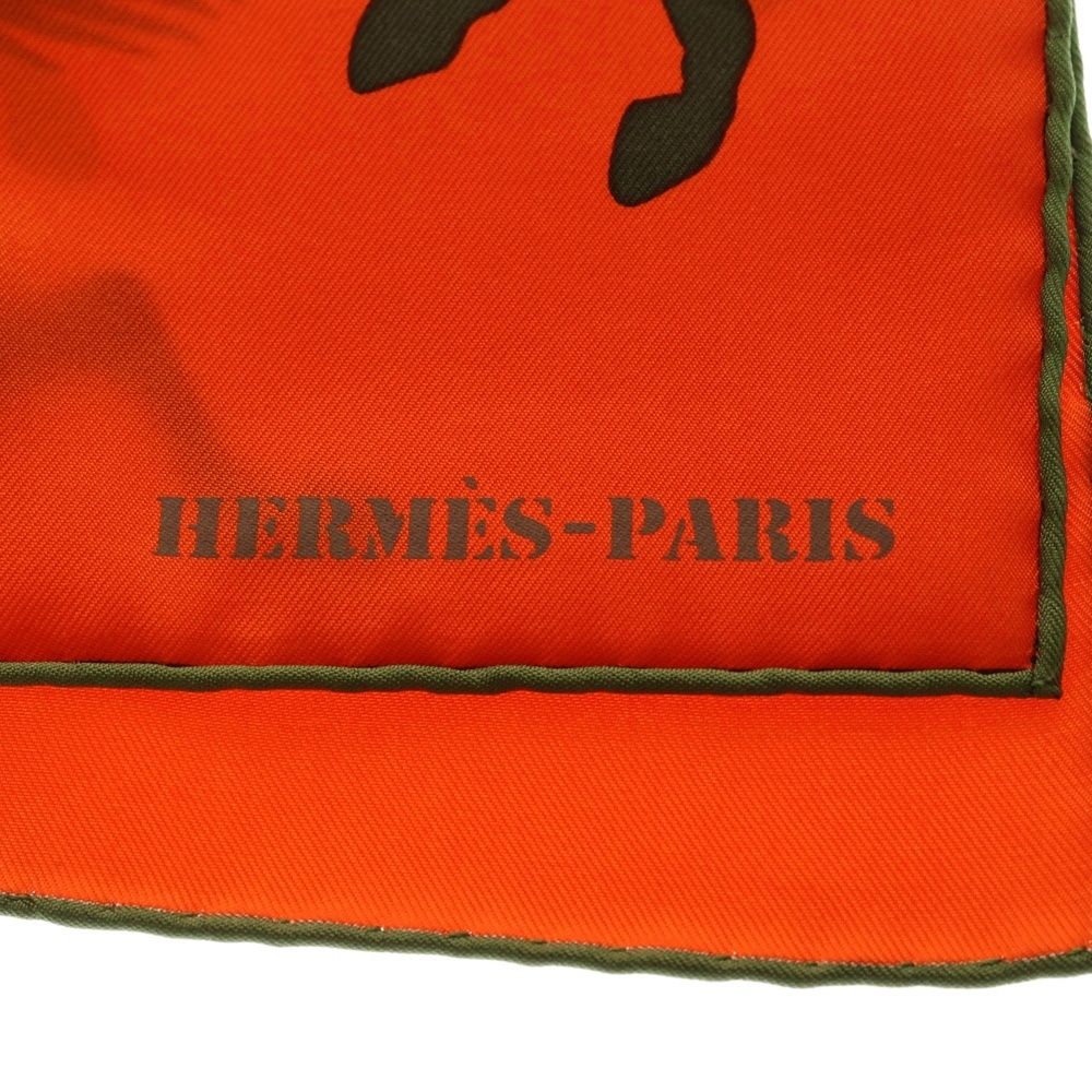 HERMES (エルメス) カレ90 EX LIBRIS EN CAMOUFLAGE エクスリブリスの