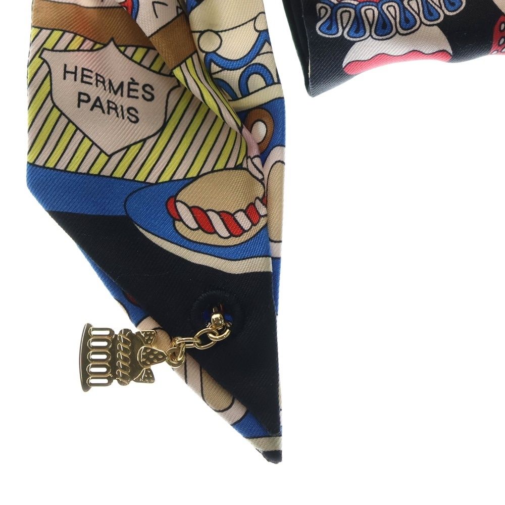 HERMES (エルメス) ツイリー パティスリーフランセーズ シルクスカーフ