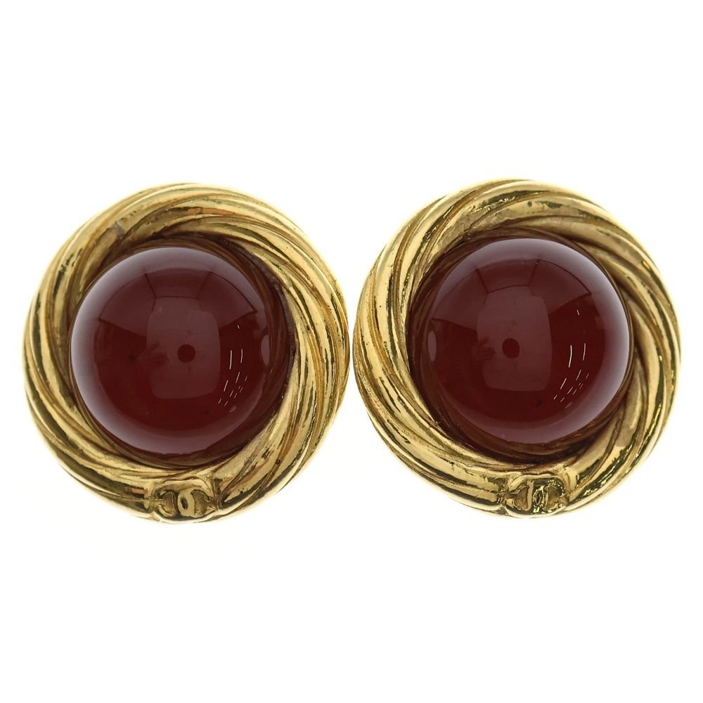 CHANEL (シャネル) ヴィンテージ グリポア ココマークカラーストーンGP