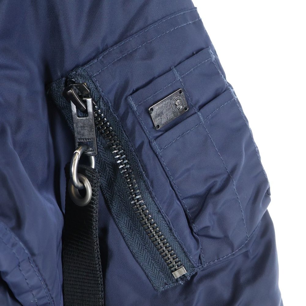 DIESEL (ディーゼル) MA-1 ブルゾン フライトジャケット ネイビー