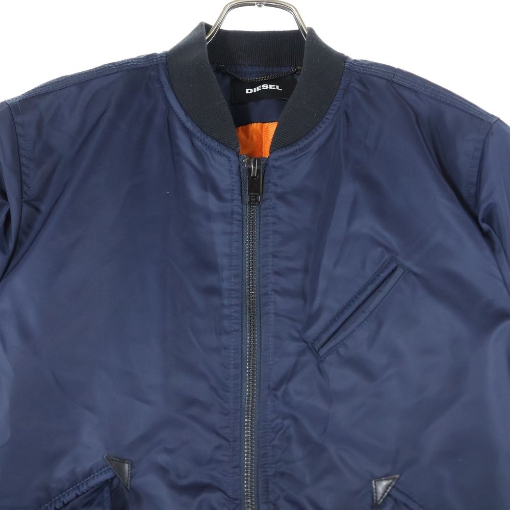 ディーゼル DIESEL MA-1 フライトジャケット DIESEL (ディーゼル) MA-1 ブルゾン フライトジャケット ネイビー