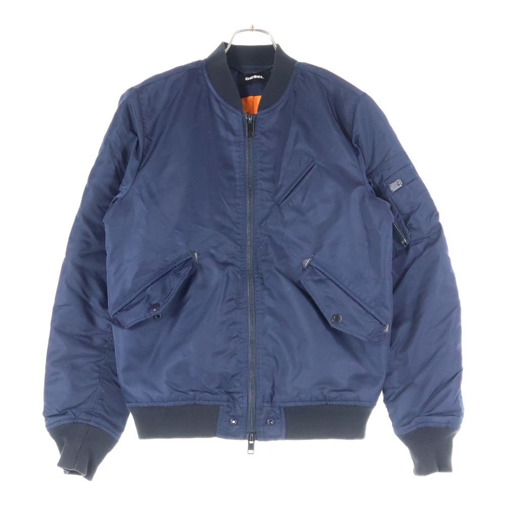 DIESEL (ディーゼル) MA-1 ブルゾン フライトジャケット ネイビー