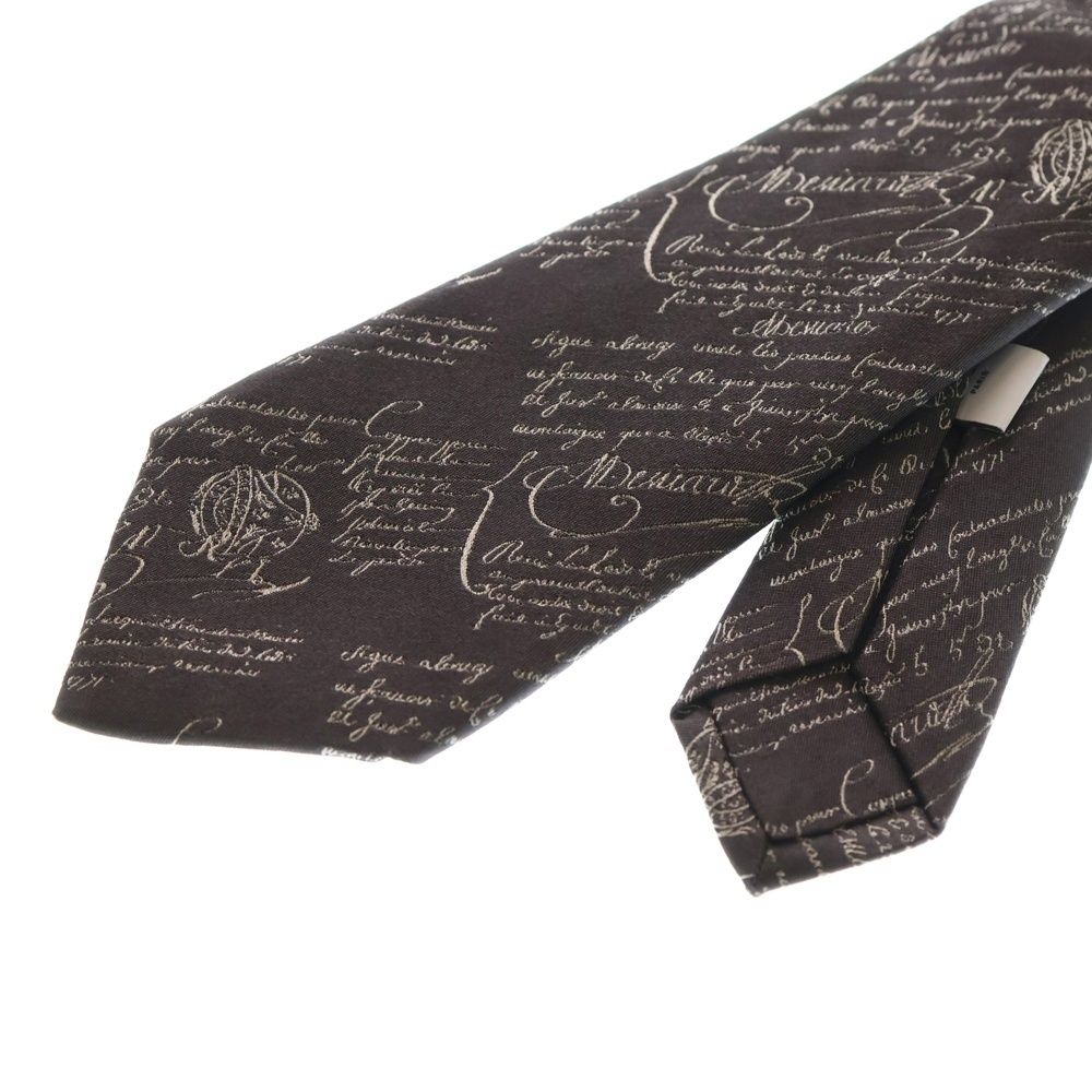 Berluti (ベルルッティ) カリグラフィ スクリット シルク ネクタイ