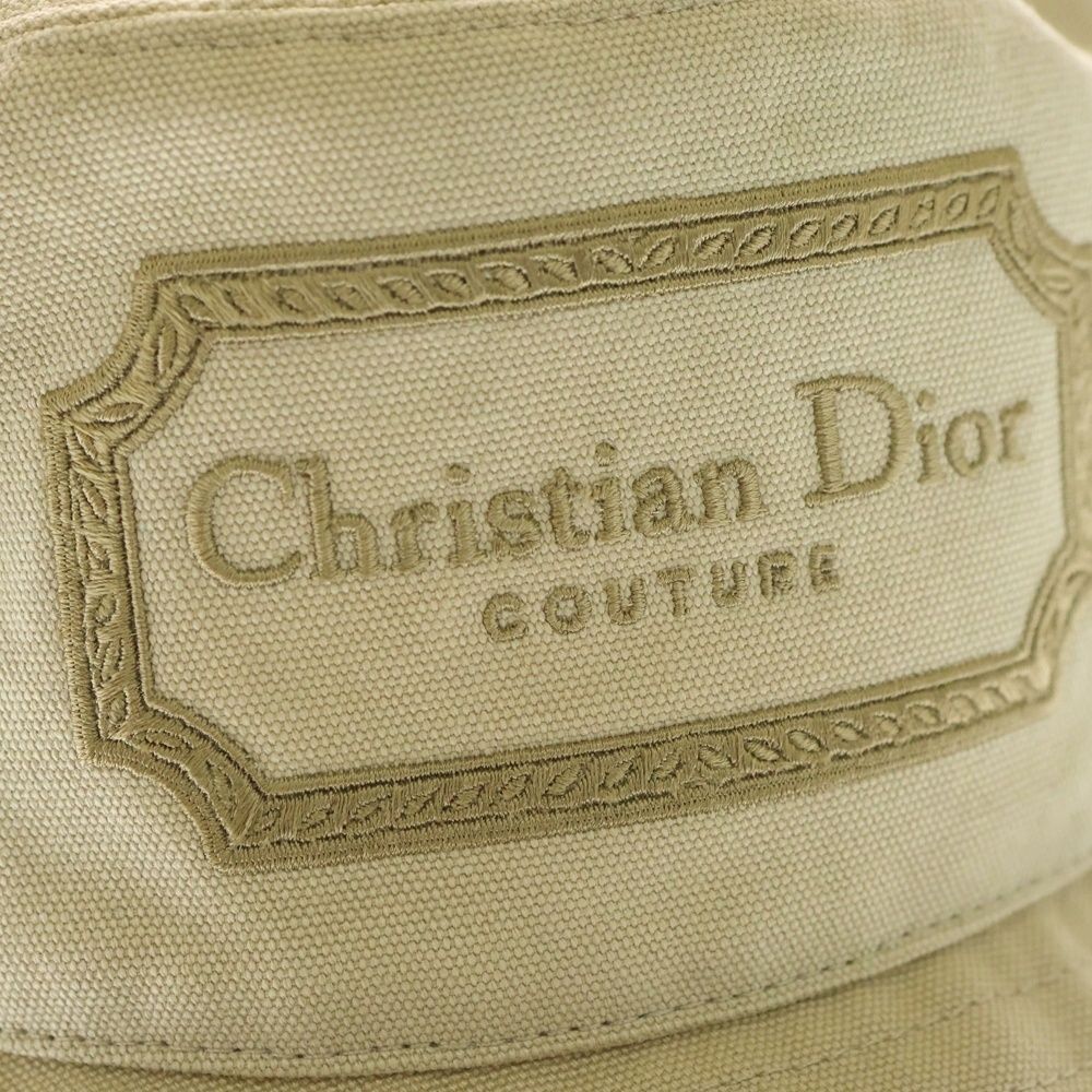 DIOR (ディオール) Canvas Bucket Hat バケットハット #L ベージュ