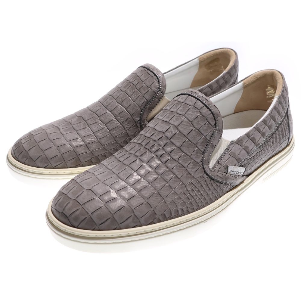 【新品・未使用】JIMMY CHOO グレー スリッポンスニーカー 新品・未使用】JIMMY CHOO グレー スリッポンスニーカー - メルカリ