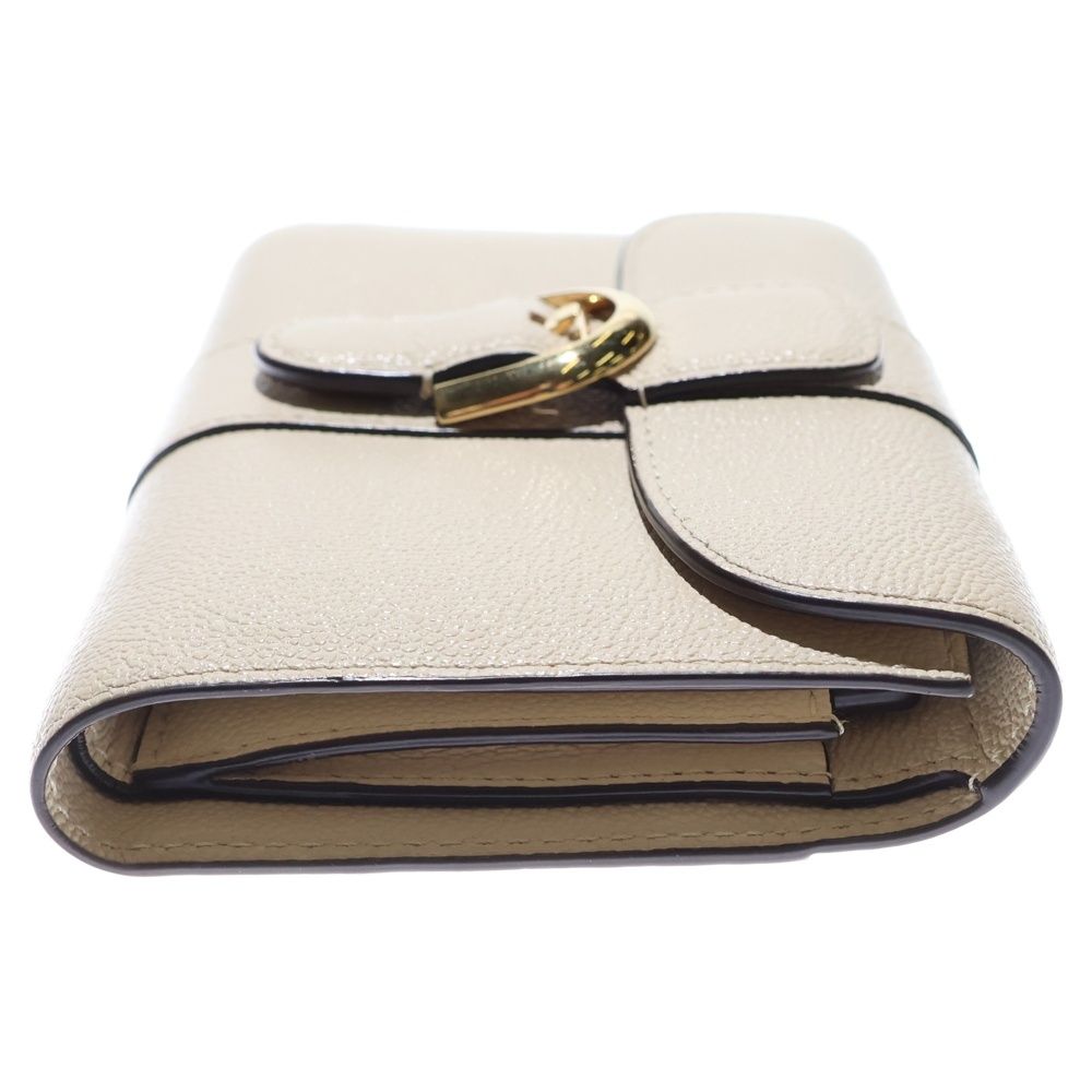 DELVAUX デルヴォー ブリヨン 三つ折り財布 アイボリー レザー DELVAUX デルヴォー ブリヨン 三つ折り財布 アイボリー レザー DELVAUX