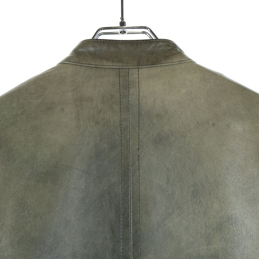 稀少　PS paul smith ライダース　シングル　裏地　総柄　M ラム 稀少PS paul smith ライダースシングル裏地総柄M ラム