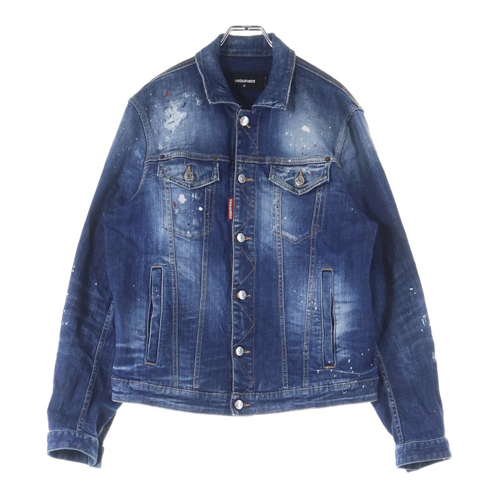DSQUARED2 (ディースクエアード) ダメージ加工 ペイント デニム