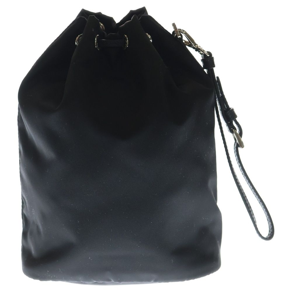 PRADA ブラック ナイロン 巾着　これ以上値下げしません PRADA（プラダ） PRADA Re-Nylon ポーチ 巾着 1NS369 ブラック