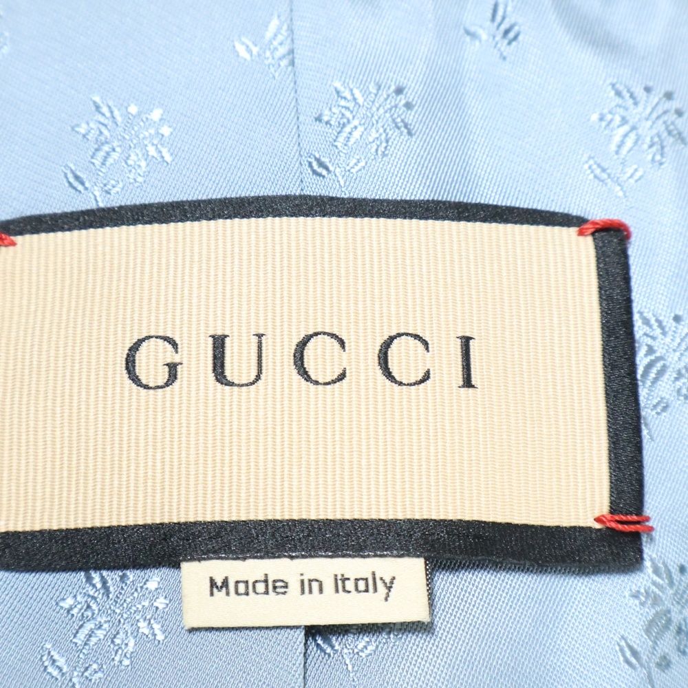 GUCCI (グッチ) インターロッキングG ロゴボタン ラメツイード