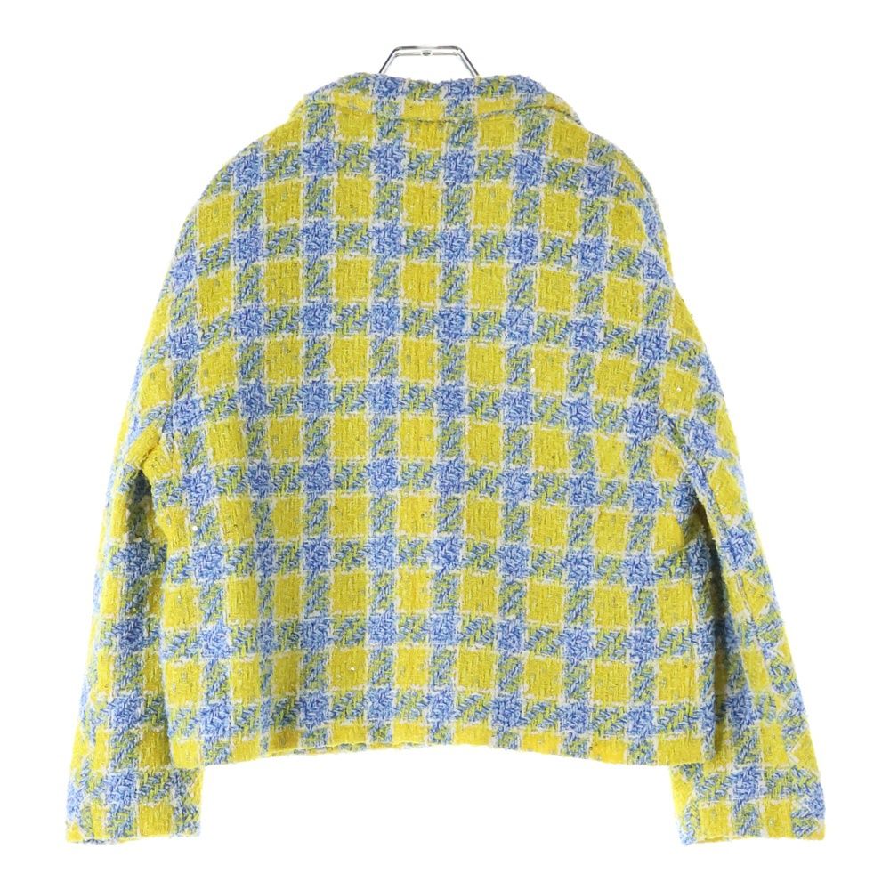 GUCCI (グッチ) インターロッキングG ロゴボタン ラメツイード