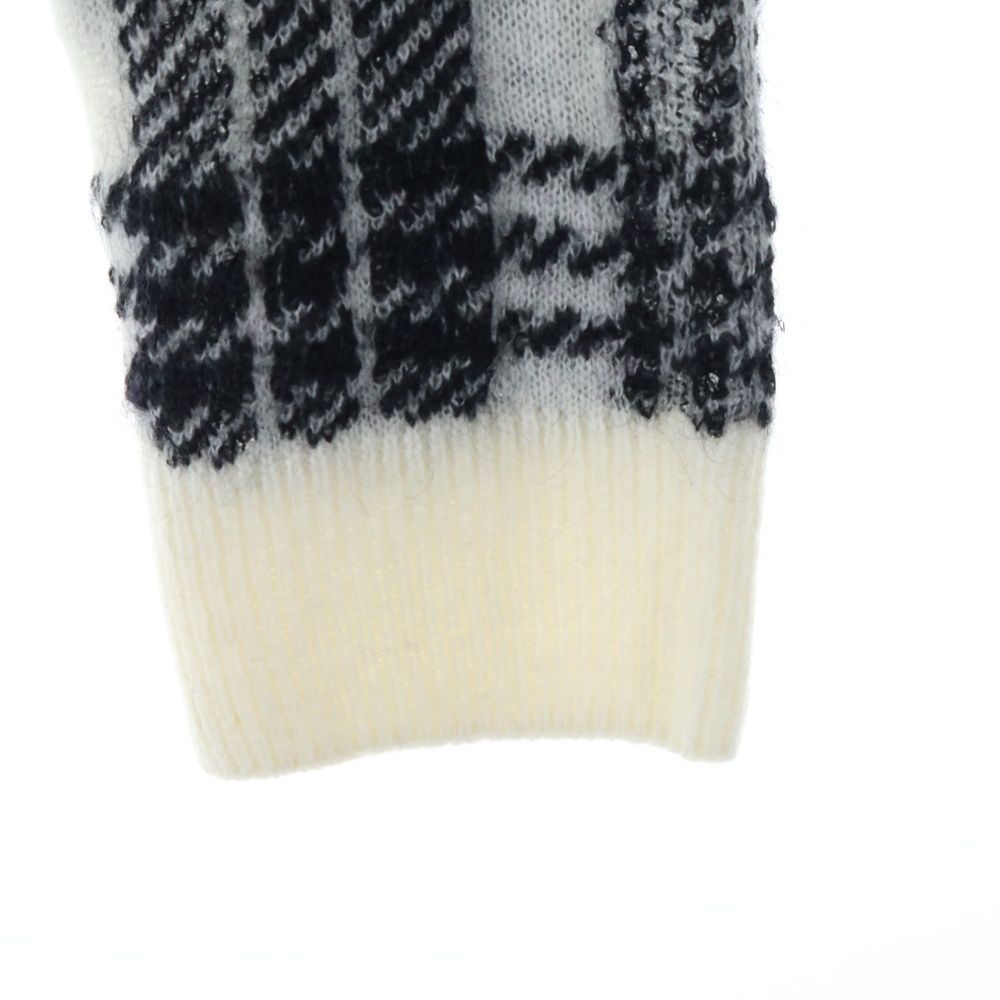 Christian Dior (クリスチャンディオール) モヘア カシミヤ混 チェック