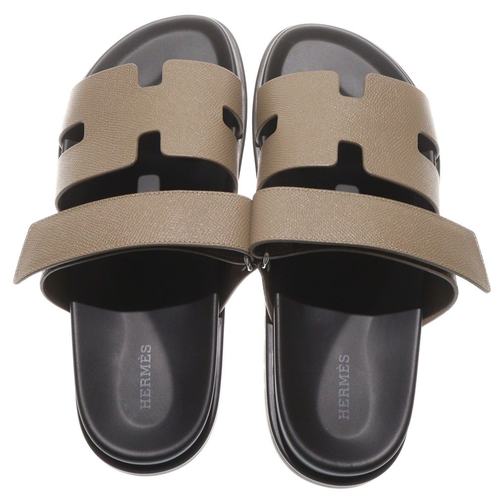 HERMES (エルメス) シプレ Hロゴ ヴォーエプソン レザー ラバー