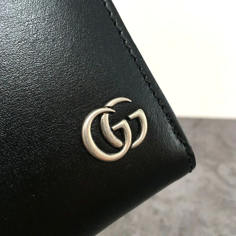 送料込み！ 未使用品 GUCCI ジップウォレット 420736 ブラック 箱付き 