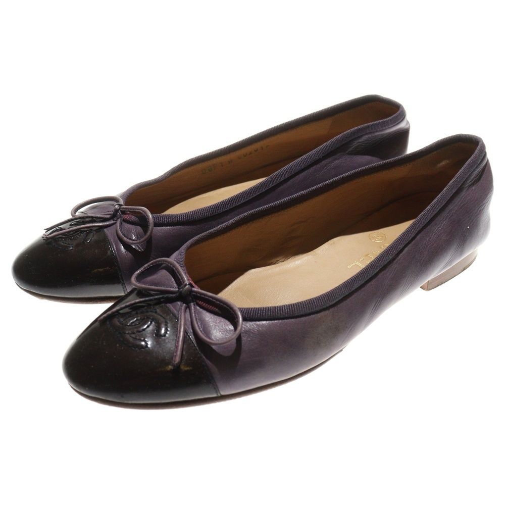 シ*ン様 シャネル CHANEL パンプス バレリーナ G02819 ココマーク CHANEL - シャネル CHANEL BALLERINA バレリーナ ココマーク パンプス