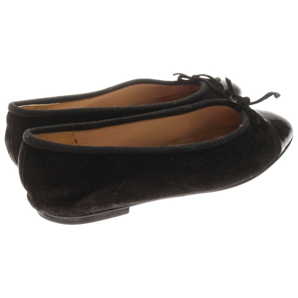 CHANEL (シャネル) スエードレザー フラットシューズ パンプス