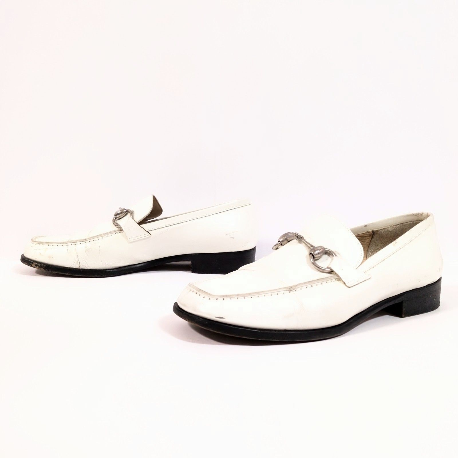 GUCCI ホワイト ローファー S__2375682_0.jpg