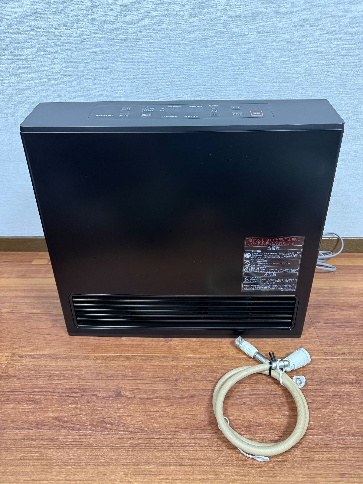 良品】大阪ガス RC-U5801E ガスファンヒーター リンナイ ブラック