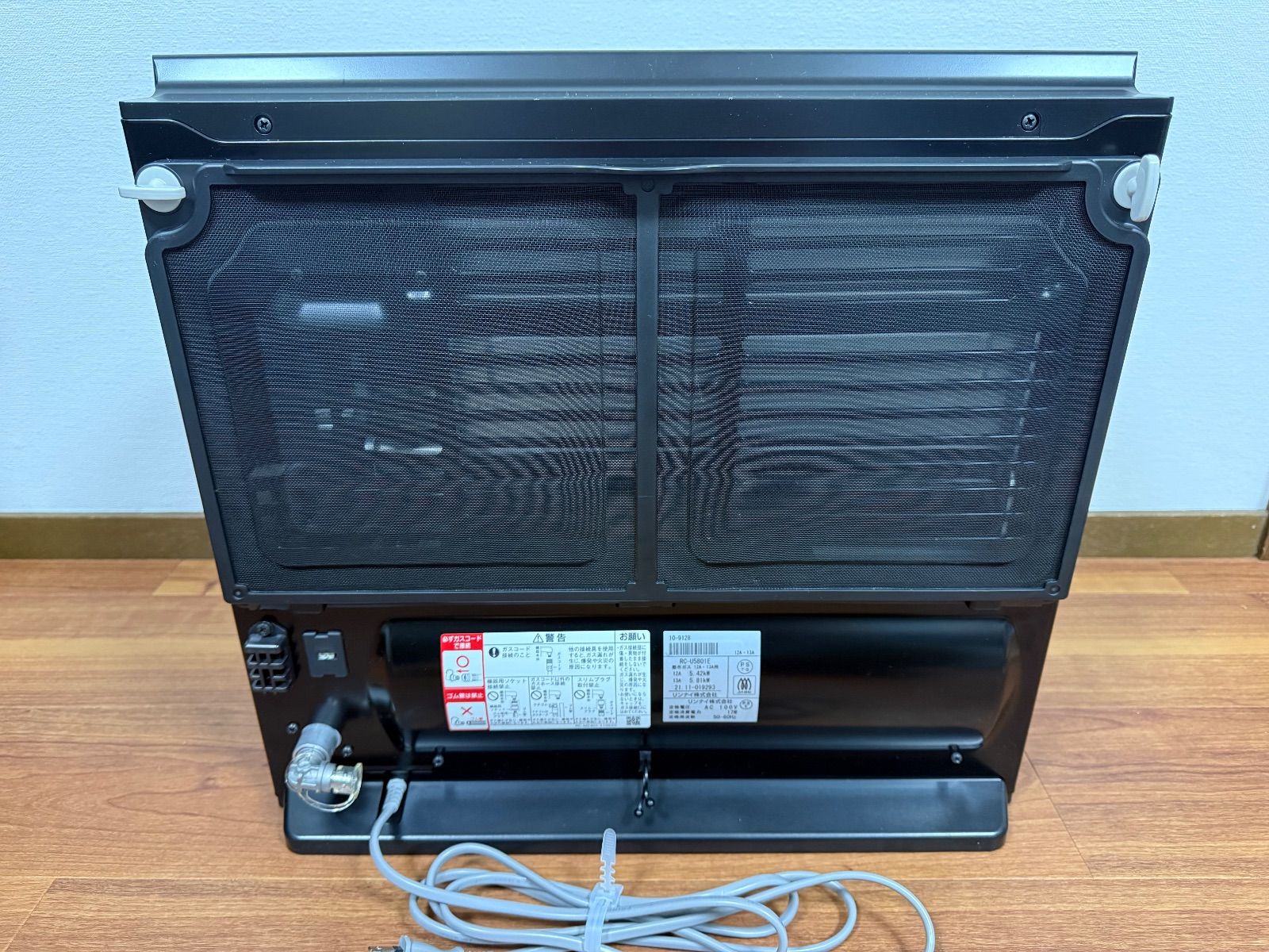 良品】大阪ガス RC-U5801E ガスファンヒーター リンナイ ブラック