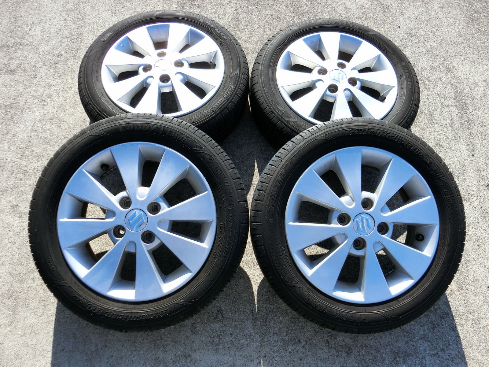 907] 送料無料 スズキ純正 14インチ アルミホイール 14×4.5J +45