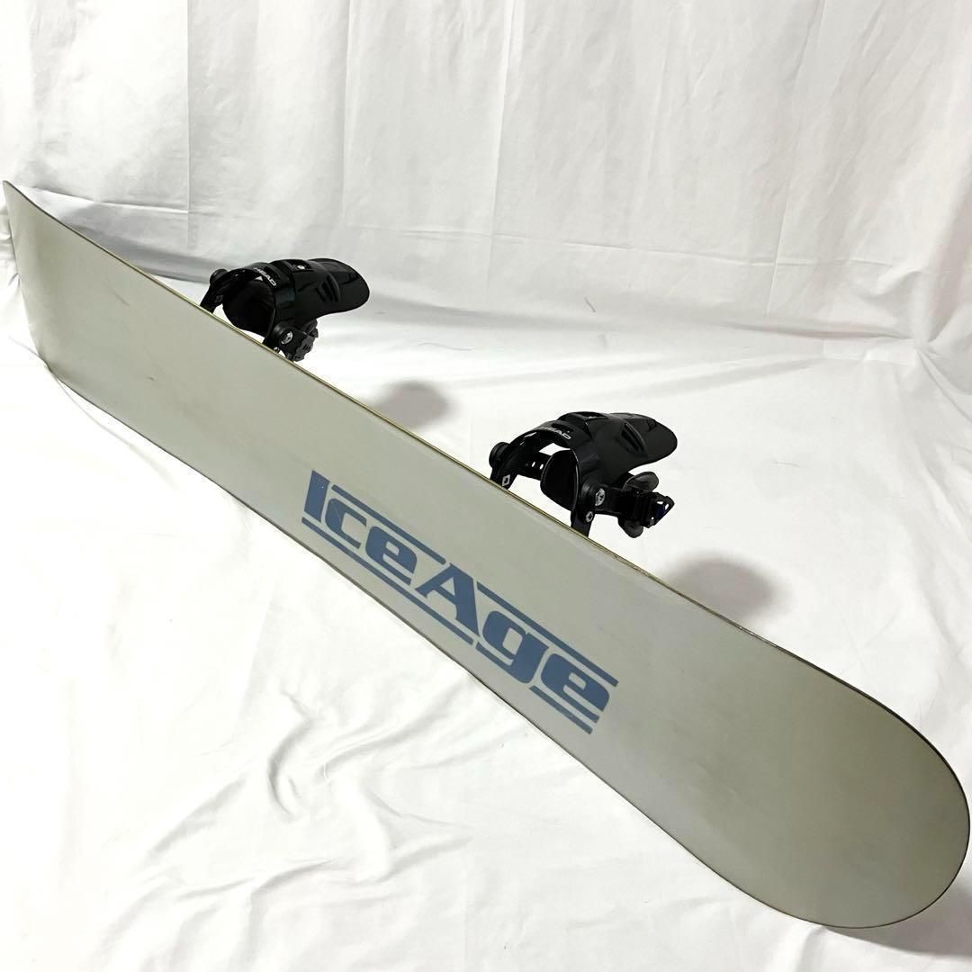 【良品】アイスエイジ × ヘッド スノーボード セット 151cm/バインS 良品】アイスエイジ × ヘッド スノーボードセット 板 ICEAGE GLIDE