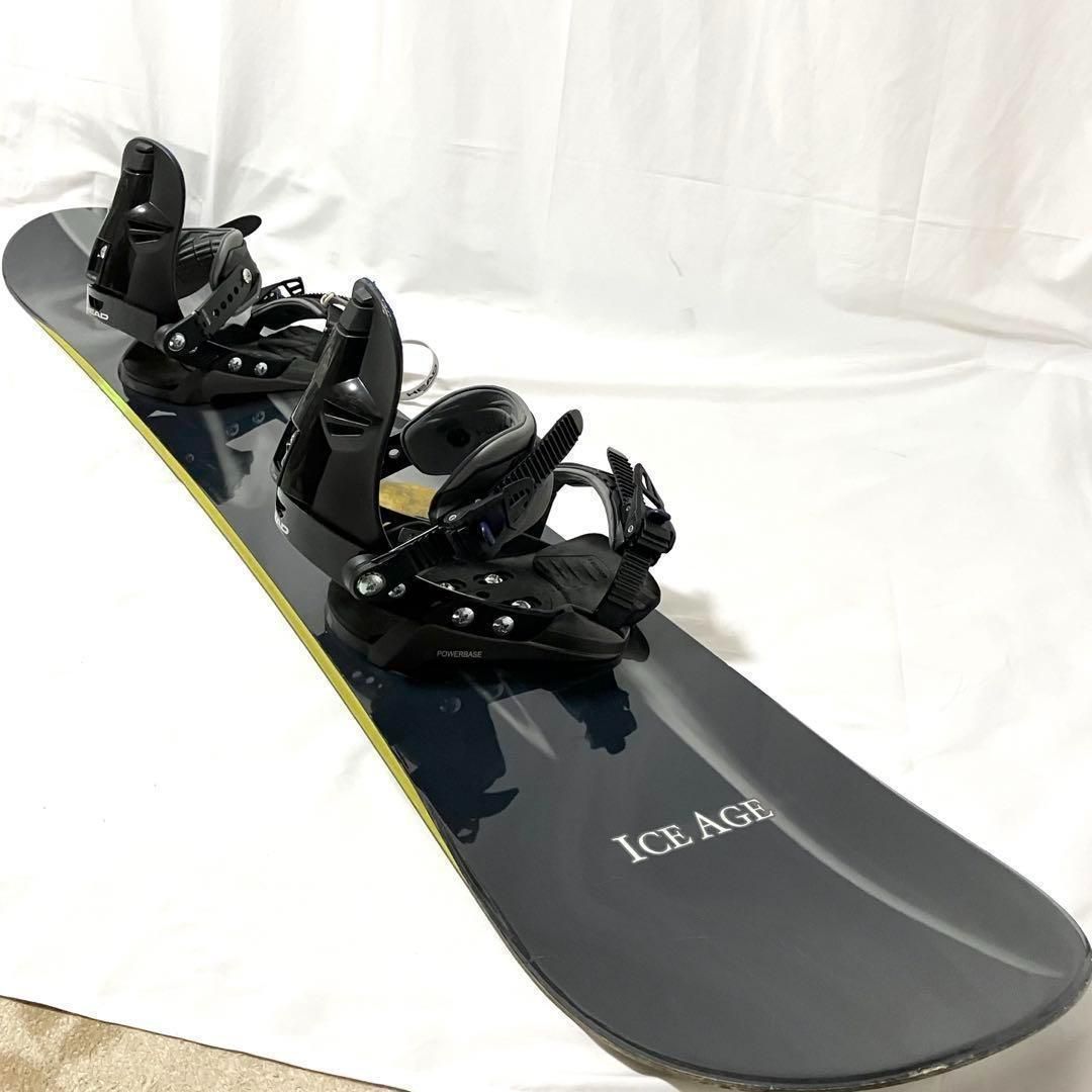 良品】アイスエイジ × ヘッド スノーボードセット 板 ICEAGE GLIDE