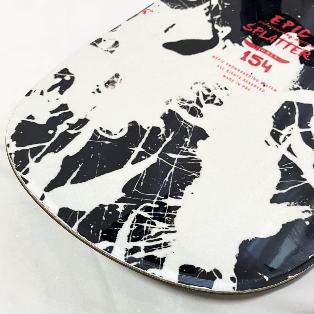 良品】エピック × バートン スノーボードセット 板 EPIC SPLATTER