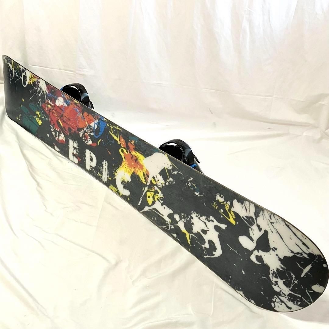 良品】エピック × バートン スノーボードセット 板 EPIC SPLATTER