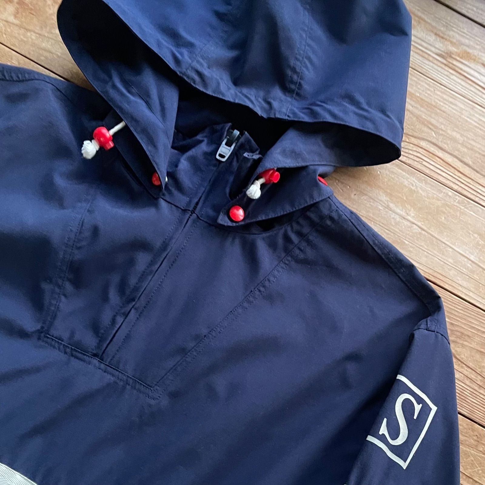 90's stussy OUTER GEAR nylon anorak hoodie. 古着 ステューシー