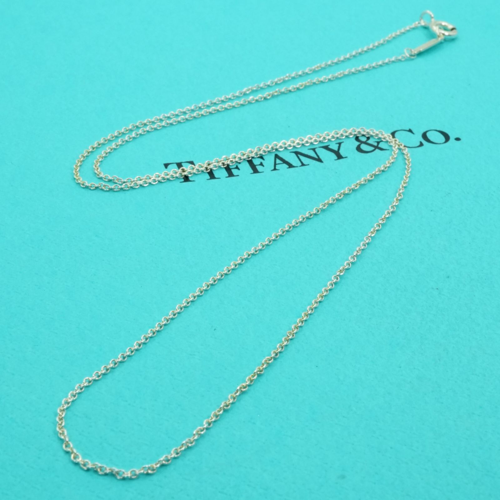 極美品 ティファニー 太め チェーン 45cm ネックレス シルバー925 シルバーのチェーン、16インチ（約 41CM） | Tiffany & Co.