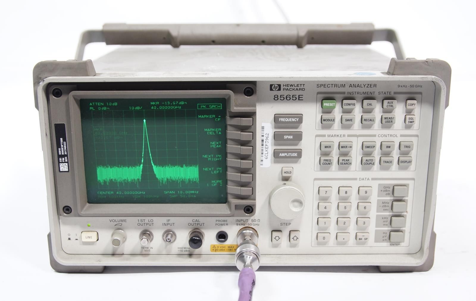 HP / Agilent 8565E スペクトラムアナライザ 9KHz～50GHz - メルカリ