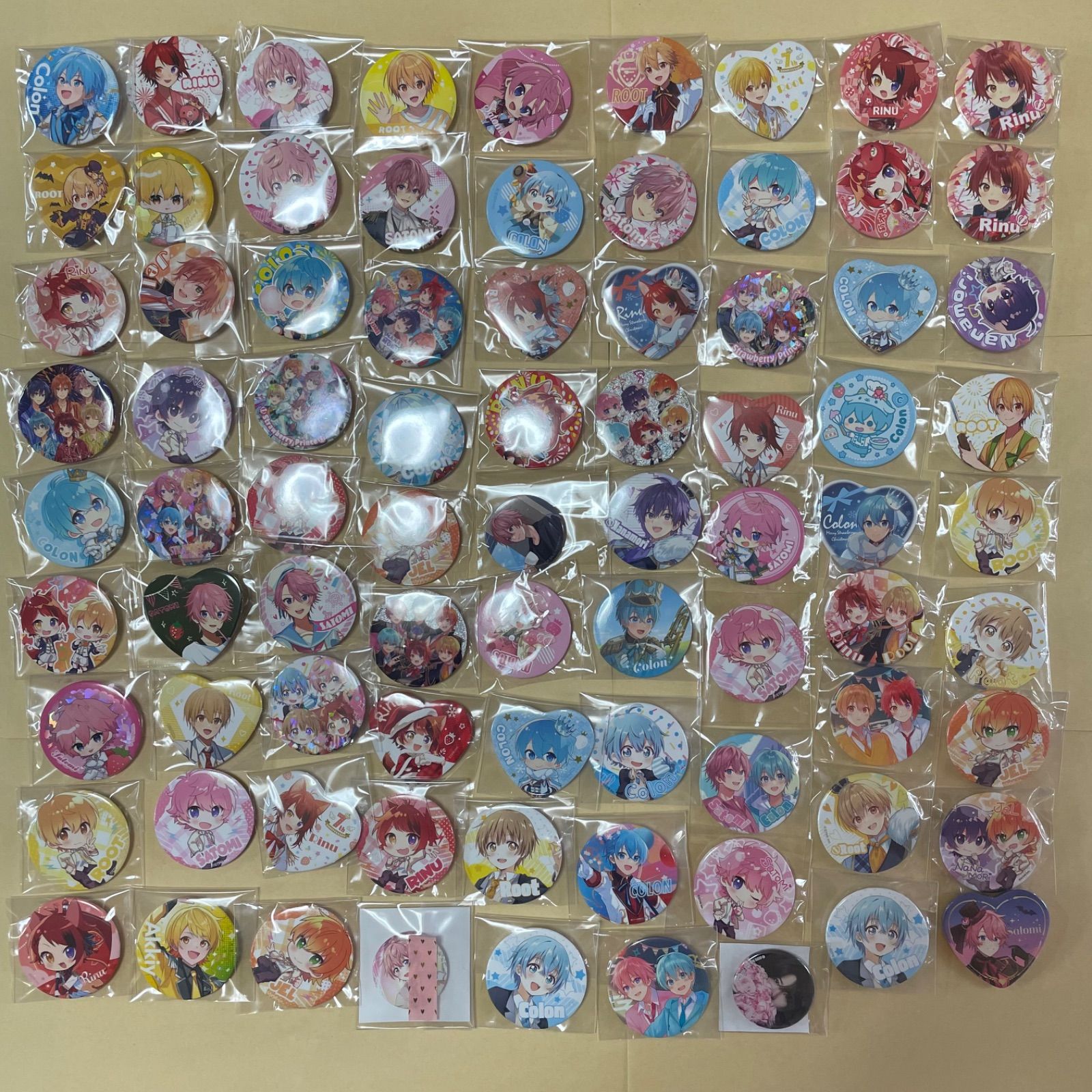すとぷり 莉犬 缶バッジ ファイル まとめ売り すとぷり 莉犬 まとめ売り - メルカリ