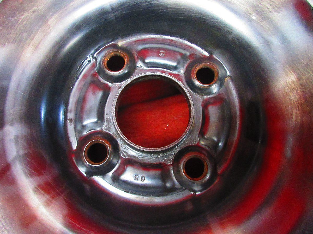 スチール ホイール 4本 スズキ スイフト ZC83S系 純正 15×5J 4穴100 +