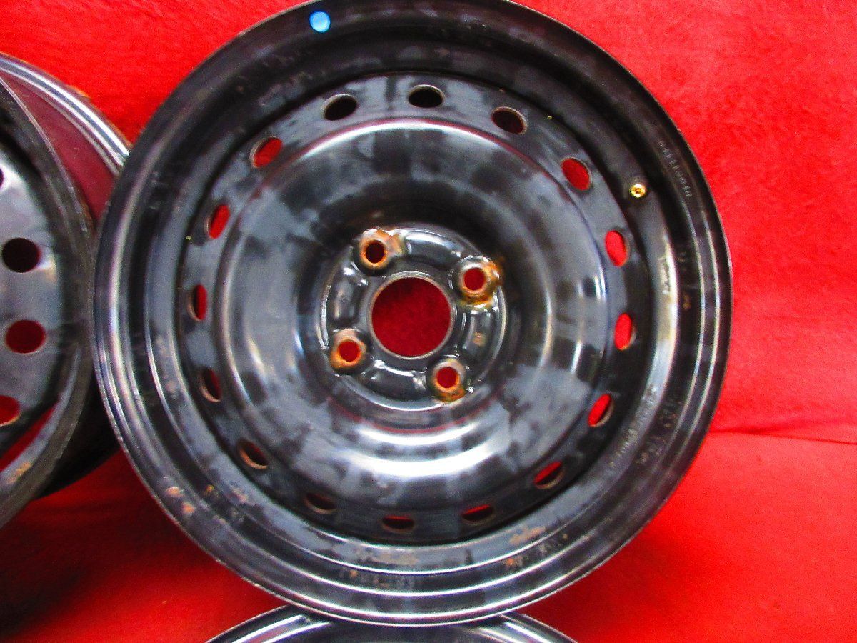 スチール ホイール 4本 スズキ スイフト ZC83S系 純正 15×5J 4穴100 +