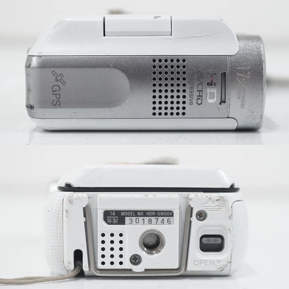 SONY ソニー　HDR-GW66 ハンディカム ホワイト HDR-GW66V 商品の写真 | デジタルビデオカメラ Handycam ハンディカム