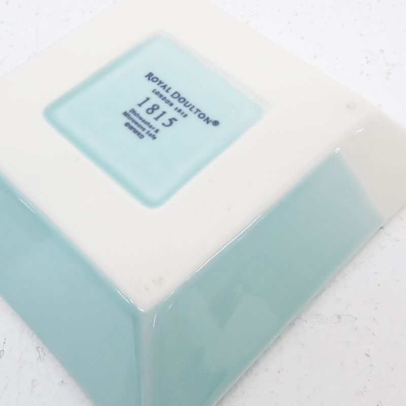 三重店】ROYAL DOULTON 1815 スクエアプレート 計8点セット（ロイヤル